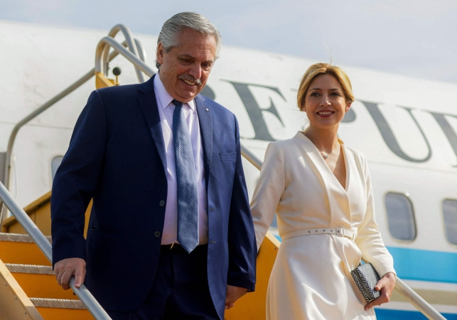 Alberto Fernandez y Fabiola