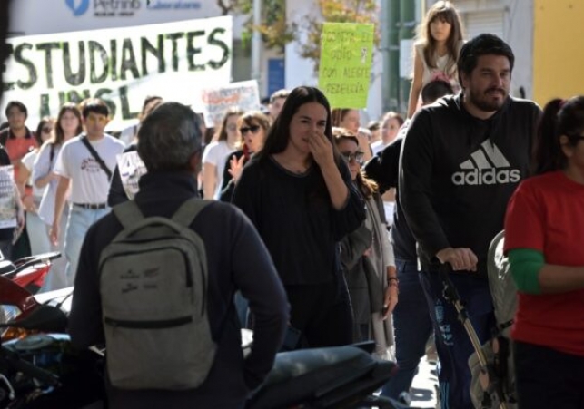 Cinthia Ramirez marcha